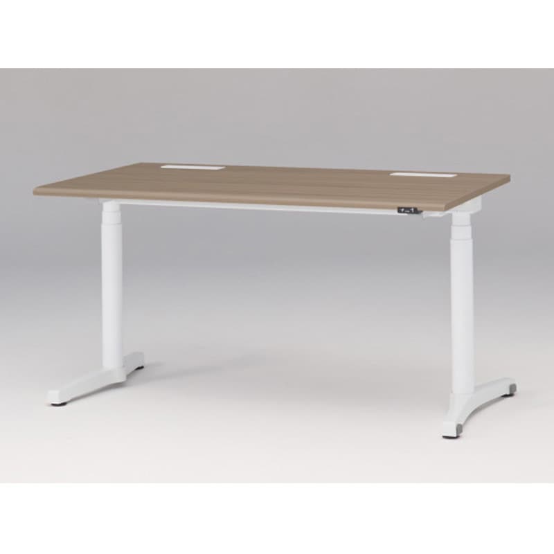 JZD-1408HA-CWM トイロデスク ラウンドエッジ 昇降スイッチタイプ 塗装脚 W1400×D775<配送時組立サービス付> 1台 イトーキ 【通販モノタロウ】