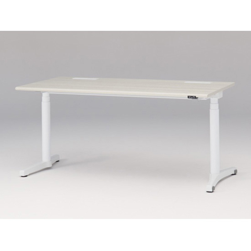 JZD-1608HA-CWH トイロデスク ラウンドエッジ 昇降スイッチタイプ 塗装脚 W1600×D775<配送時組立サービス付> 1台 イトーキ 【通販モノタロウ】