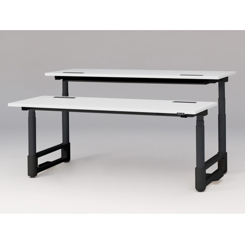 JZD-1814HA-ATL トイロツインデスク 平エッジ 昇降スイッチタイプ 塗装脚 W1800×D1400<配送時組立サービス付> 1台 イトーキ 【通販モノタロウ】