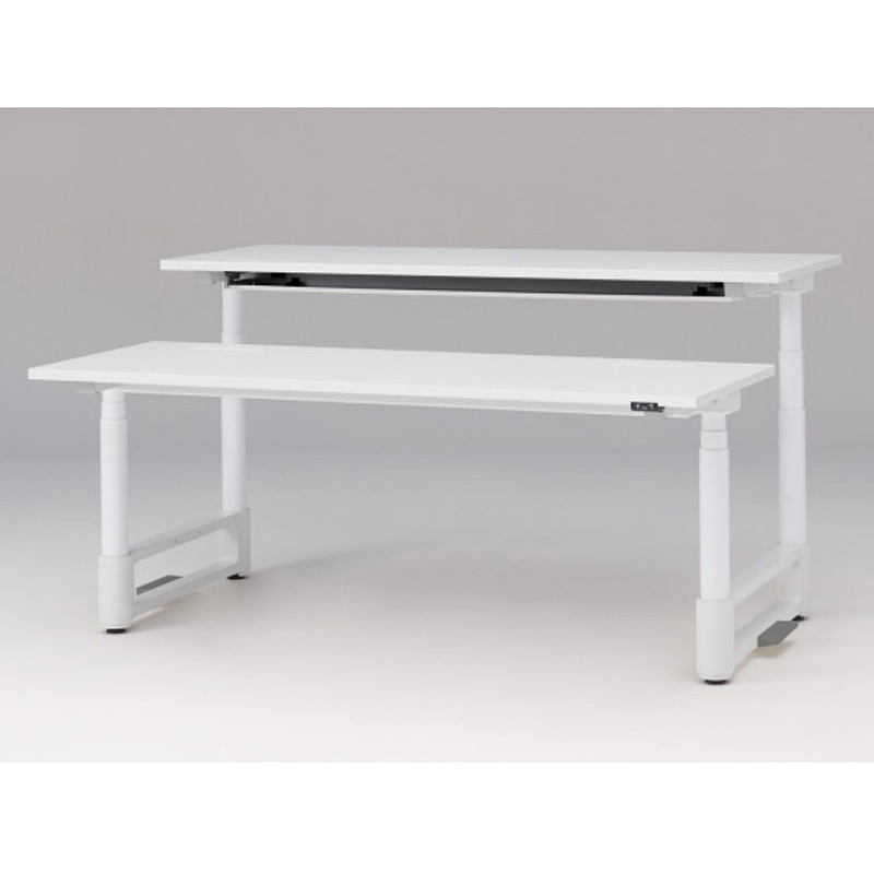 JZD-1814HA-AWL トイロツインデスク 平エッジ 昇降スイッチタイプ 塗装脚 W1800×D1400<配送時組立サービス付> 1台 イトーキ 【通販モノタロウ】