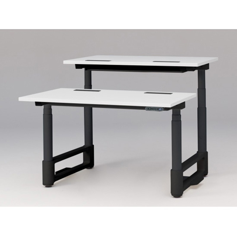 JZD-1214HB-ATL トイロツインデスク 平エッジ インジケータ―付昇降スイッチタイプ 塗装脚 W1200×D1400<配送時組立サービス付> 1台 イトーキ 【通販モノタロウ】