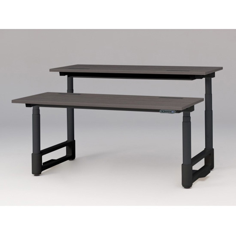 JZD-1614HB-ATR トイロツインデスク 平エッジ インジケータ―付昇降スイッチタイプ 塗装脚 W1600×D1400<配送時組立サービス付> 1台 イトーキ 【通販モノタロウ】