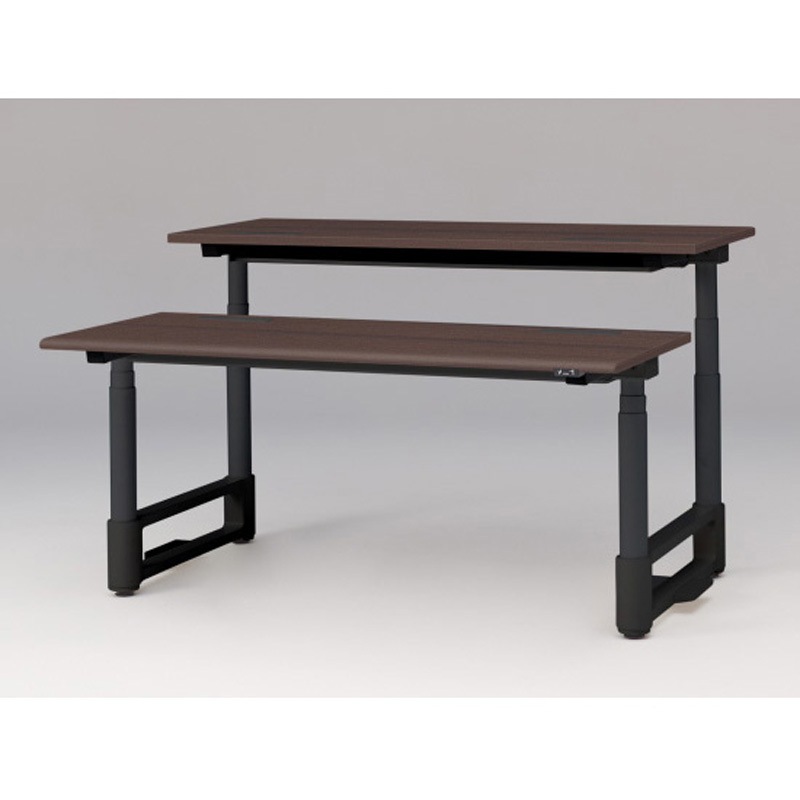 JZD-1614HA-CTY トイロツインデスク ラウンドエッジ 昇降スイッチタイプ 塗装脚 W1600×D1400<配送時組立サービス付> 1台 イトーキ 【通販モノタロウ】