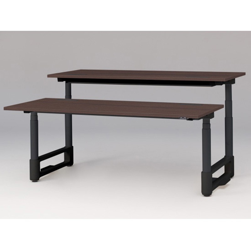 JZD-1816HA-ATY トイロツインデスク 平エッジ 昇降スイッチタイプ 塗装脚 W1800×D1600<配送時組立サービス付> 1台 イトーキ 【通販モノタロウ】