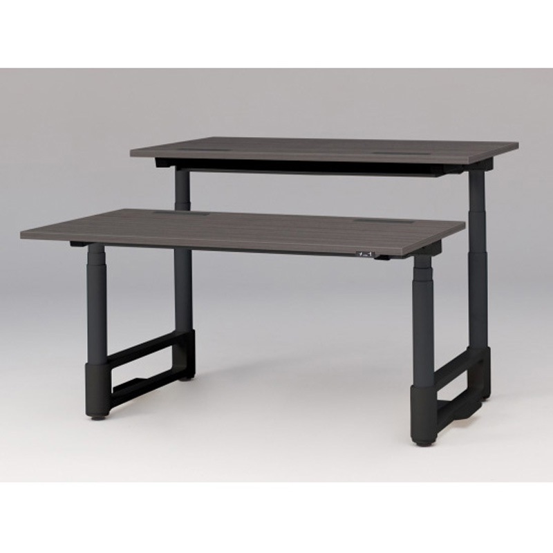 JZD-1416HA-CTR トイロツインデスク ラウンドエッジ 昇降スイッチタイプ 塗装脚 W1400×D1600<配送時組立サービス付> 1台 イトーキ 【通販モノタロウ】