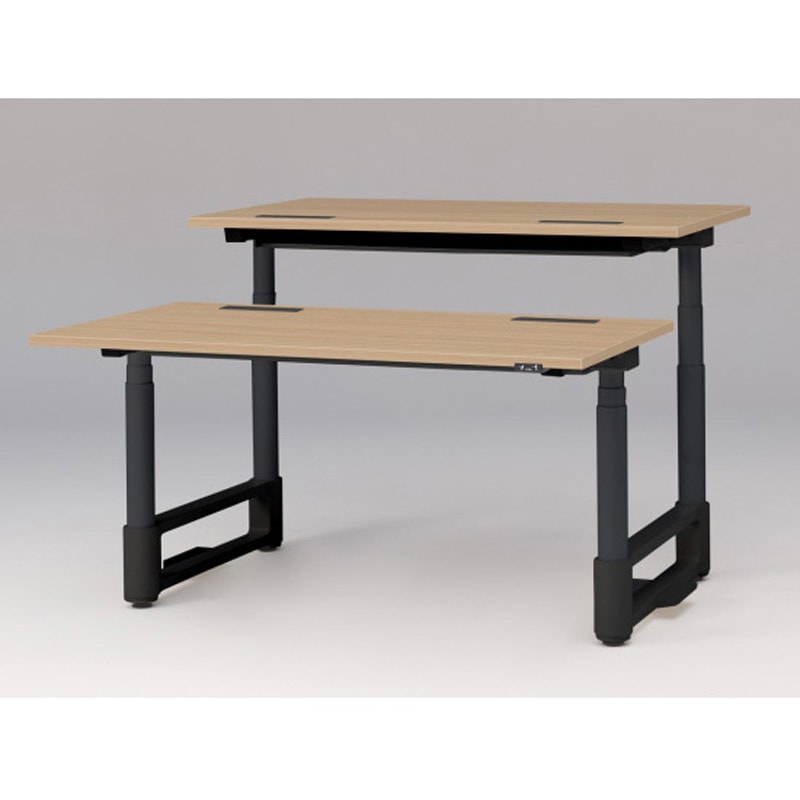 JZD-1416HA-CTX トイロツインデスク ラウンドエッジ 昇降スイッチタイプ 塗装脚 W1400×D1600<配送時組立サービス付> 1台 イトーキ 【通販モノタロウ】