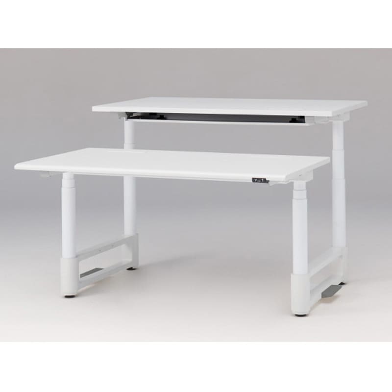 JZD-1416HA-CWL トイロツインデスク ラウンドエッジ 昇降スイッチタイプ 塗装脚 W1400×D1600<配送時組立サービス付> 1台 イトーキ 【通販モノタロウ】