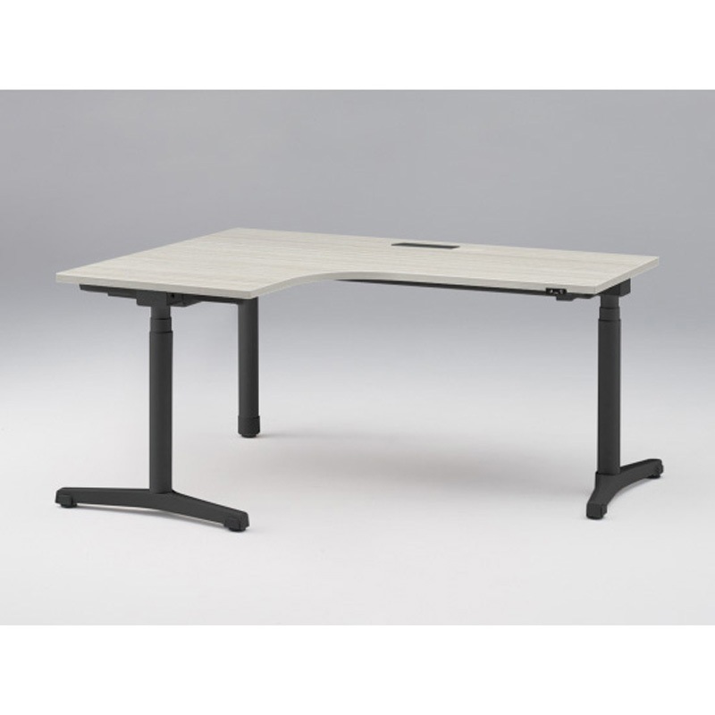 JZD-6277KLA-ATH トイロ 90度オペレーションデスク 昇降スイッチタイプ 塗装脚 W1600×D1200<配送時組立サービス付> 1台 イトーキ 【通販モノタロウ】