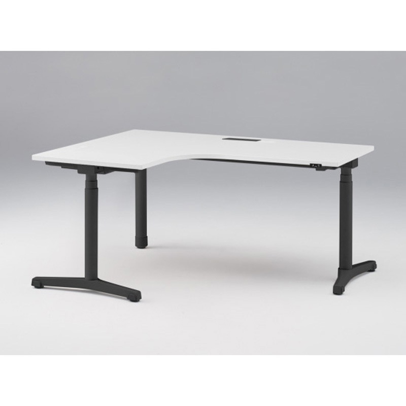 JZD-6277KLA-ATL トイロ 90度オペレーションデスク 昇降スイッチタイプ 塗装脚 W1600×D1200<配送時組立サービス付> 1台 イトーキ 【通販モノタロウ】