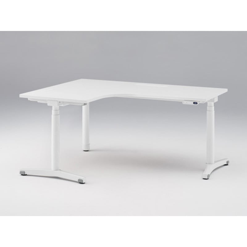 JZD-6277KLB-AWL トイロ 90度オペレーションデスク インジケータ―付昇降スイッチタイプ 塗装脚 W1600×D1200<配送時組立サービス付> 1台 イトーキ 【通販モノタロウ】 194,900円