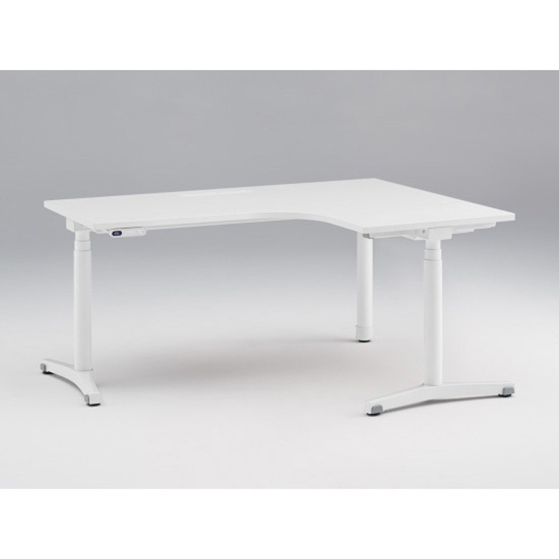 JZD-6277KRB-AWL トイロ 90度オペレーションデスク インジケータ―付昇降スイッチタイプ 塗装脚 W1600×D1200<配送時組立サービス付> 1台 イトーキ 【通販モノタロウ】