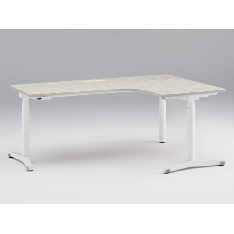 JZD-8277KRB-AWH トイロ 90度オペレーションデスク インジケータ―付昇降スイッチタイプ 塗装脚 W1800×D1200<配送時組立サービス付> 1台 イトーキ 【通販モノタロウ】 199,900円