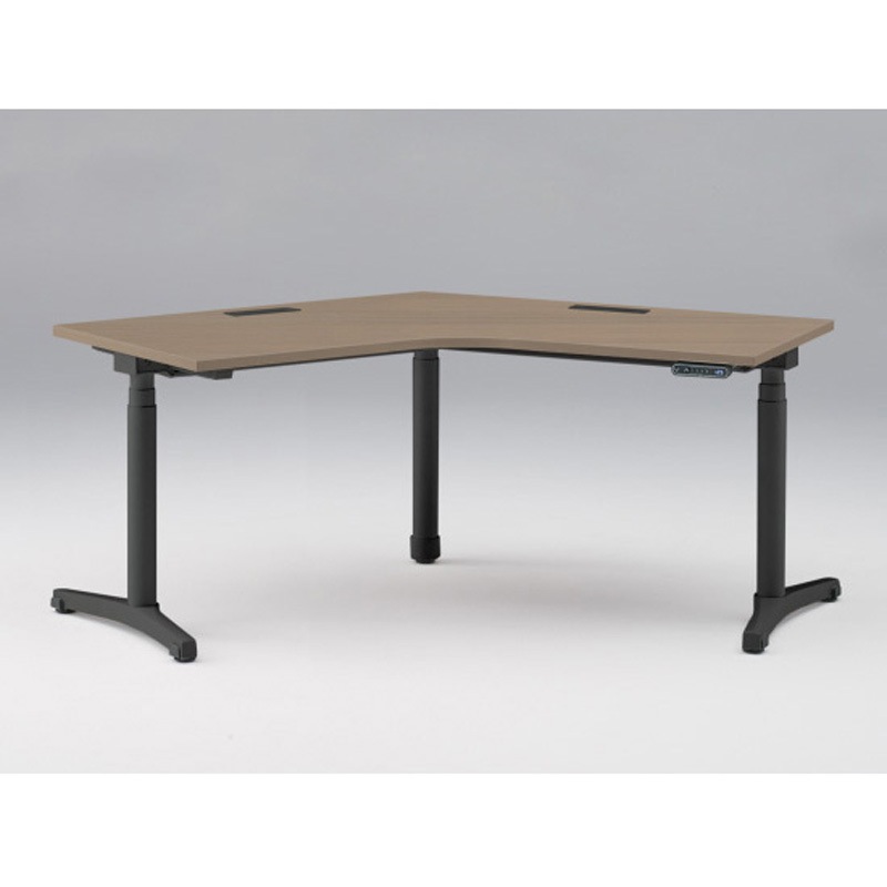 JZD-2277KB-ATM トイロ 120度オペレーションデスク インジケータ―付昇降スイッチタイプ 塗装脚 W1200×D1200<配送時組立サービス付> 1台 イトーキ 【通販モノタロウ】