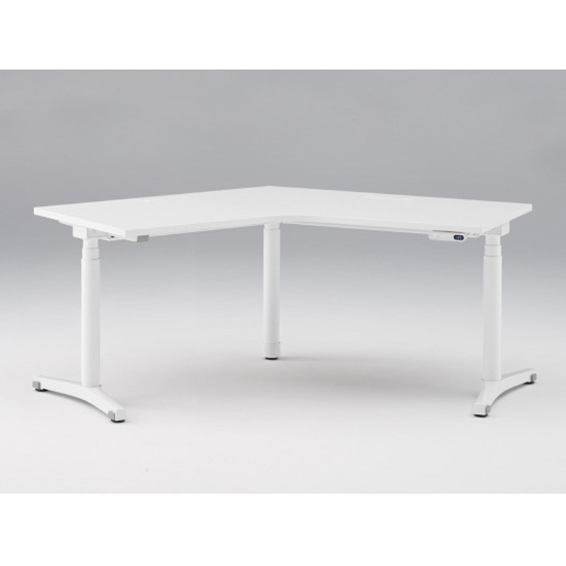 JZD-2277KB-AWL トイロ 120度オペレーションデスク インジケータ―付昇降スイッチタイプ 塗装脚 W1200×D1200<配送時組立サービス付> 1台 イトーキ 【通販モノタロウ】