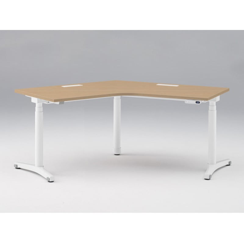 JZD-2277KB-AWX トイロ 120度オペレーションデスク インジケータ―付昇降スイッチタイプ 塗装脚 W1200×D1200<配送時組立サービス付> 1台 イトーキ 【通販モノタロウ】