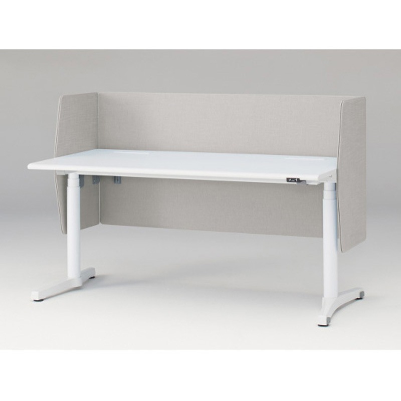 JZ-057XHRN-C6 トイロデスクD775用 エンドパネル左右1セット 机上H320 布地FR<配送時組立サービス付> イトーキ 幅554mm ライトグレーC色 高さ758mm奥行113mm  JZ-057XHRN-C6