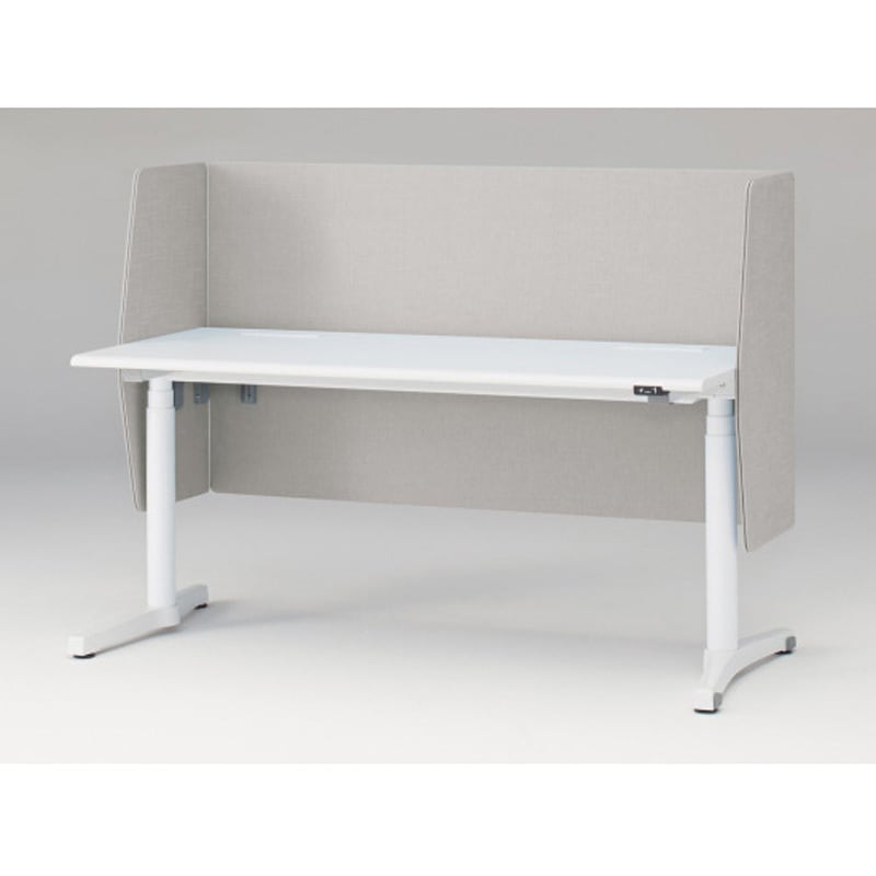 JZ-048XHRN-C6 トイロデスクD675用 エンドパネル左右1セット 机上H450 布地FR<配送時組立サービス付> イトーキ 幅465mm ライトグレーC色 高さ888mm奥行113mm  JZ-048XHRN-C6