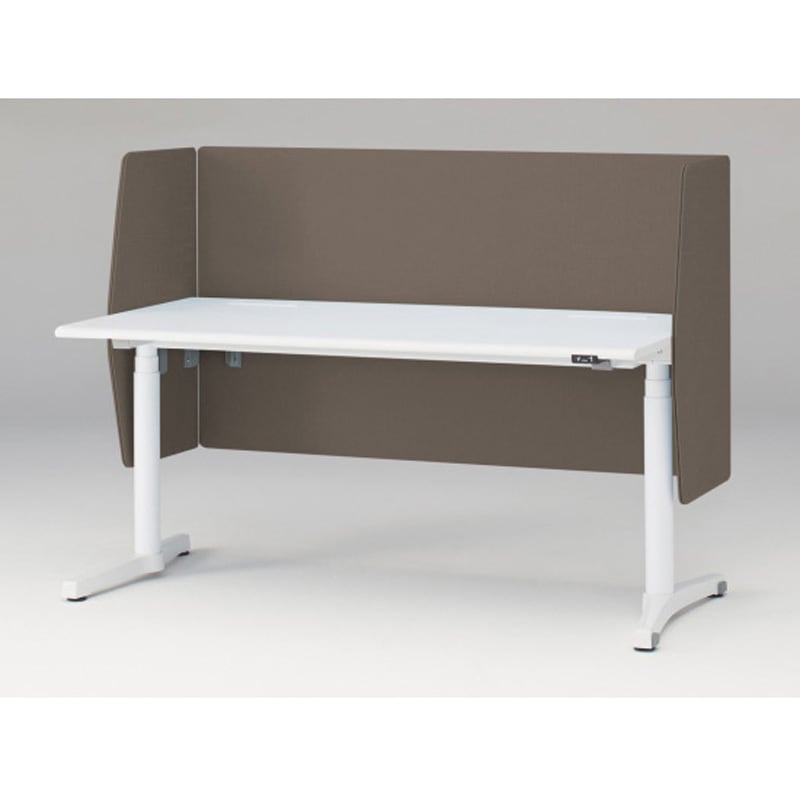 JZ-058XHRN-K3 トイロデスクD775用 エンドパネル左右1セット 机上H450 布地FR<配送時組立サービス付> イトーキ 幅554mm シュガーブラウン色 高さ888mm奥行113mm  JZ-058XHRN-K3