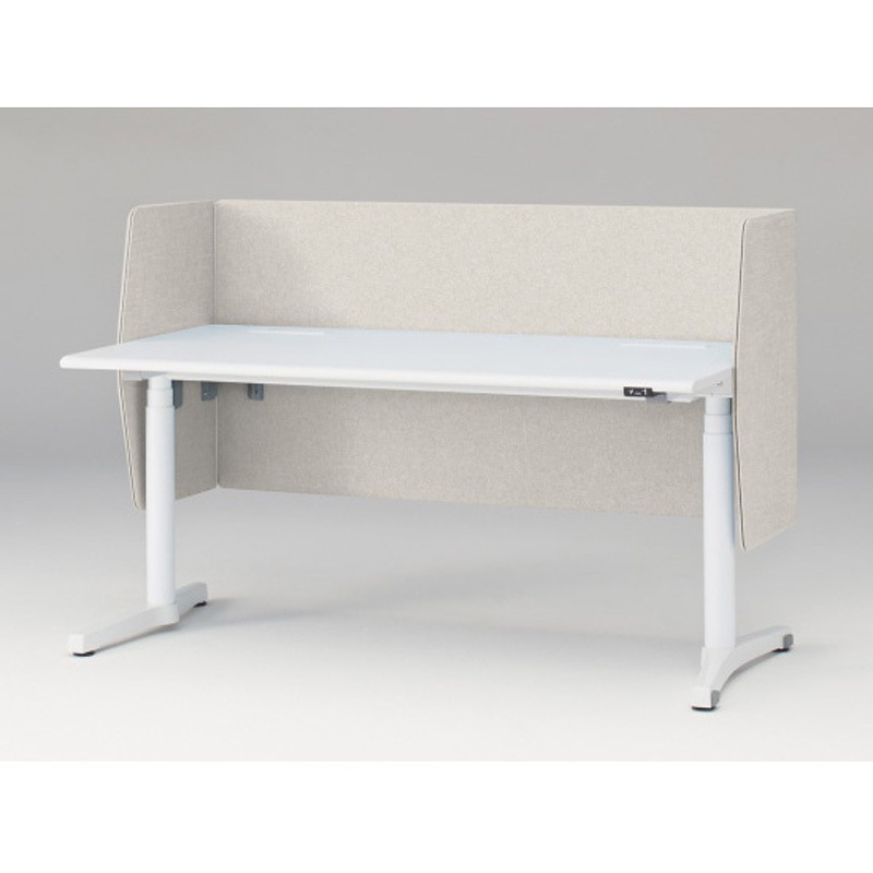 JZ-057XHYN-C7 トイロデスクD775用 エンドパネル左右1セット 机上H320 不織布FY<配送時組立サービス付> イトーキ 幅554mm ホワイトグレーC色 高さ758mm奥行113mm  JZ-057XHYN-C7