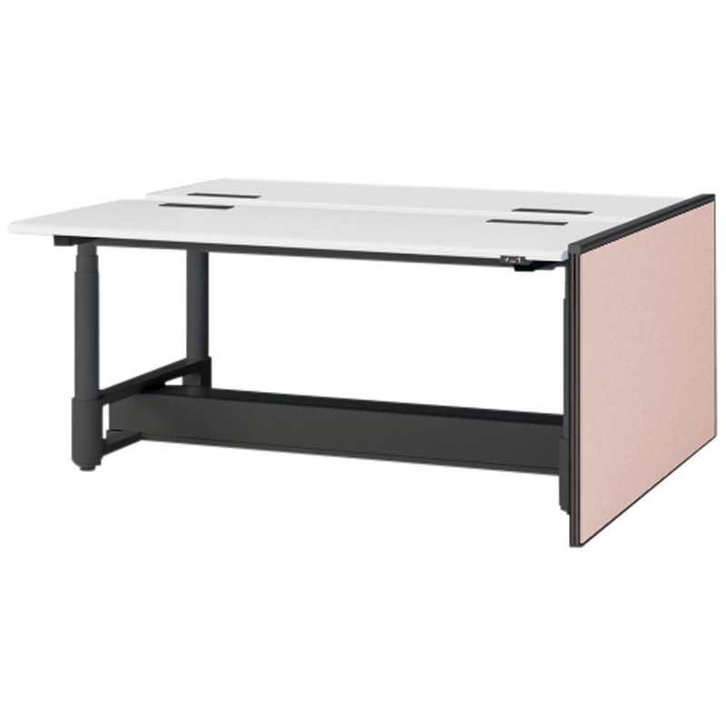 JZ-1407XKRNT1P4 トイロツインデスクD1400用 エンドロングパネル H720 布地FR<配送時組立サービス付> イトーキ ホワイト 奥行32mm  JZ-1407XKRNT1P4