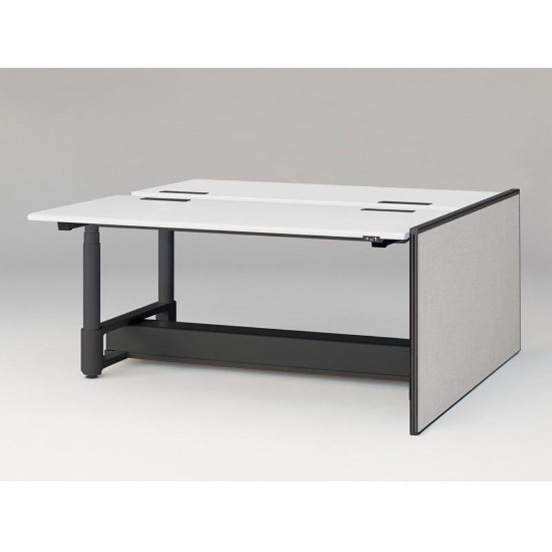 JZ-1607XKRNT1C6 トイロツインデスクD1600用 エンドロングパネル H720 布地FR<配送時組立サービス付> イトーキ ホワイト 奥行32mm  JZ-1607XKRNT1C6