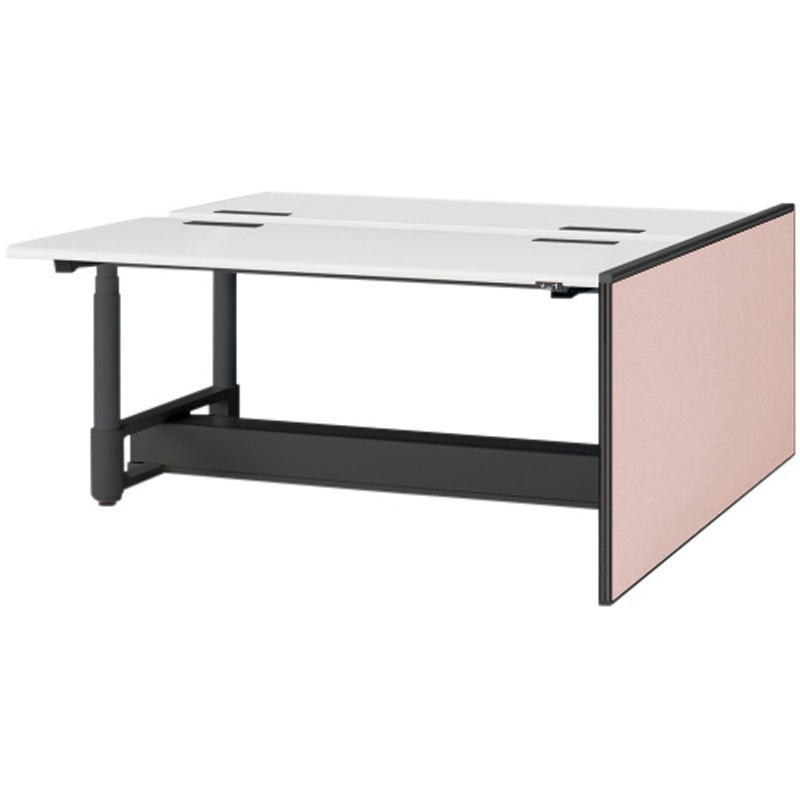 JZ-1807XKRNT1P4 トイロツインデスクD1800用 エンドロングパネル H720 布地FR<配送時組立サービス付> イトーキ ホワイト 奥行32mm  JZ-1807XKRNT1P4