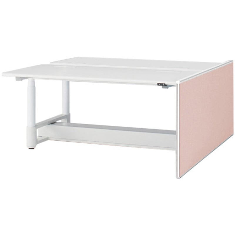 JZ-1807XKRNW9P4 トイロツインデスクD1800用 エンドロングパネル H720 布地FR<配送時組立サービス付> イトーキ ホワイト 奥行32mm  JZ-1807XKRNW9P4