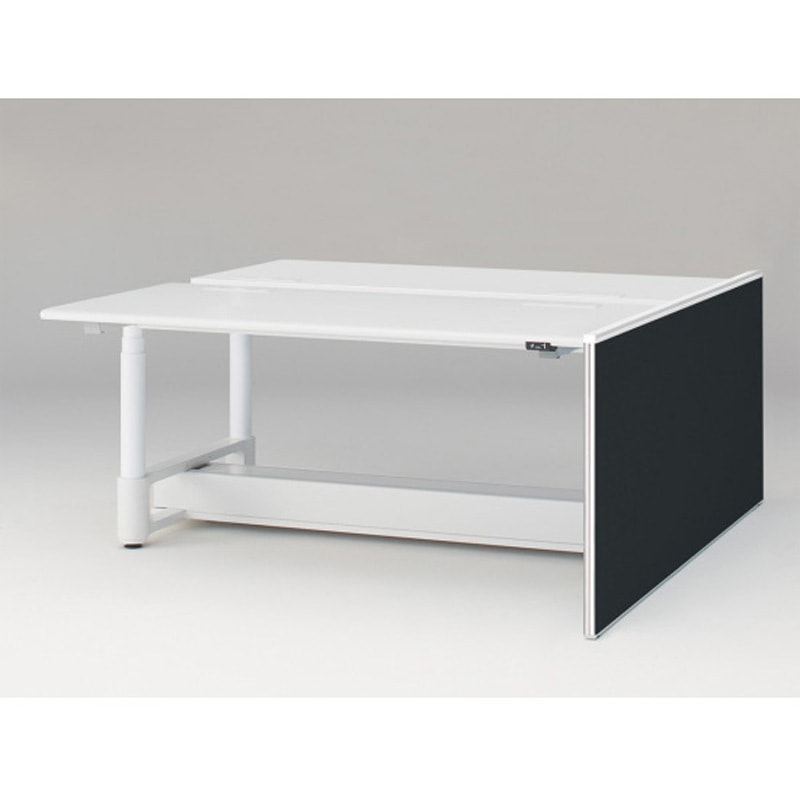 JZ-1807XKRNW9W2 トイロツインデスクD1800用 エンドロングパネル H720 布地FR<配送時組立サービス付> イトーキ ホワイト 奥行32mm  JZ-1807XKRNW9W2