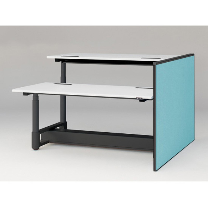 JZ-1610XKRNT1S4 トイロツインデスクD1600用 エンドロングパネル H1040 布地FR<配送時組立サービス付> イトーキ ホワイト 奥行32mm  JZ-1610XKRNT1S4