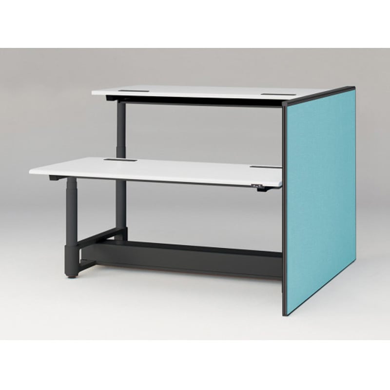 JZ-1611XKRNT1S4 トイロツインデスクD1600用 エンドロングパネル H1170 布地FR<配送時組立サービス付> イトーキ ホワイト 奥行32mm  JZ-1611XKRNT1S4