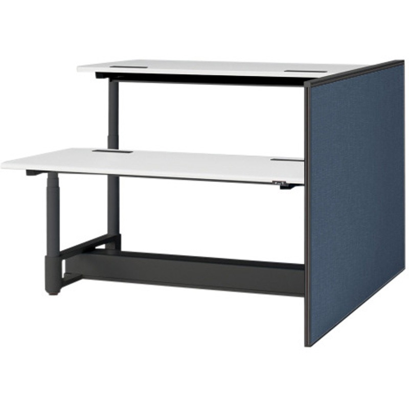 JZ-1811XKRNT1B5 トイロツインデスクD1800用 エンドロングパネル H1170 布地FR<配送時組立サービス付> イトーキ ホワイト 奥行32mm  JZ-1811XKRNT1B5