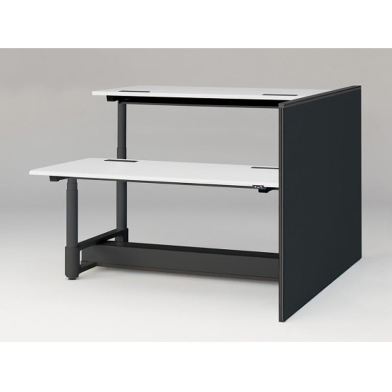 JZ-1811XKRNT1W2 トイロツインデスクD1800用 エンドロングパネル H1170 布地FR<配送時組立サービス付> イトーキ ホワイト 奥行32mm  JZ-1811XKRNT1W2