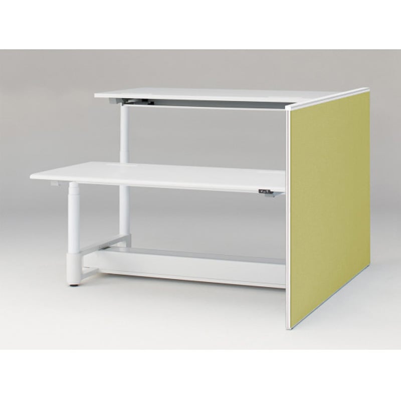 JZ-1811XKRNW9L9 トイロツインデスクD1800用 エンドロングパネル H1170 布地FR<配送時組立サービス付> イトーキ ホワイト 奥行32mm  JZ-1811XKRNW9L9