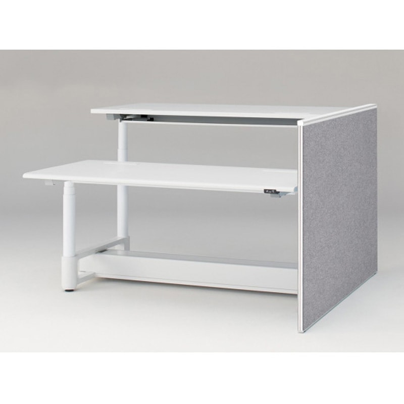 JZ-1610XKYNW9C5 トイロツインデスクD1600用 エンドロングパネル H1040 不織布FY<配送時組立サービス付> イトーキ ホワイト 奥行32mm  JZ-1610XKYNW9C5 71,390円