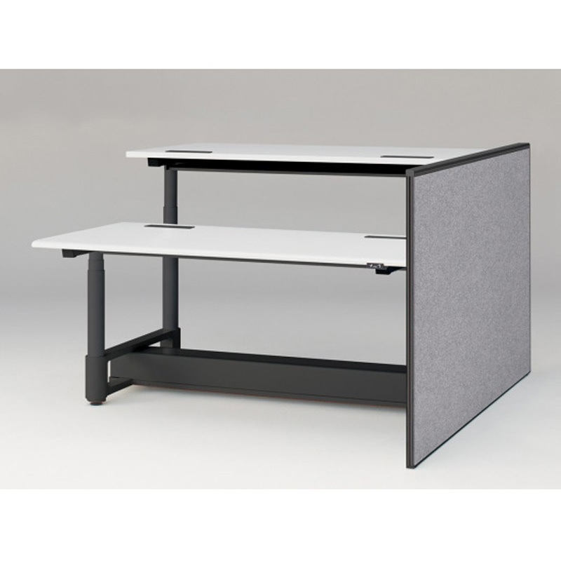 JZ-1810XKYNT1C5 トイロツインデスクD1800用 エンドロングパネル H1040 不織布FY<配送時組立サービス付> イトーキ ホワイト 奥行32mm  JZ-1810XKYNT1C5