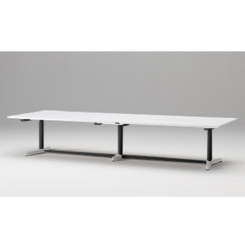 JZT-3612NA-APL トイロ 大型テーブル 昇降スイッチタイプ アルミミラー脚 W3600×D1200<配送時組立サービス付> 1台 イトーキ 【通販モノタロウ】