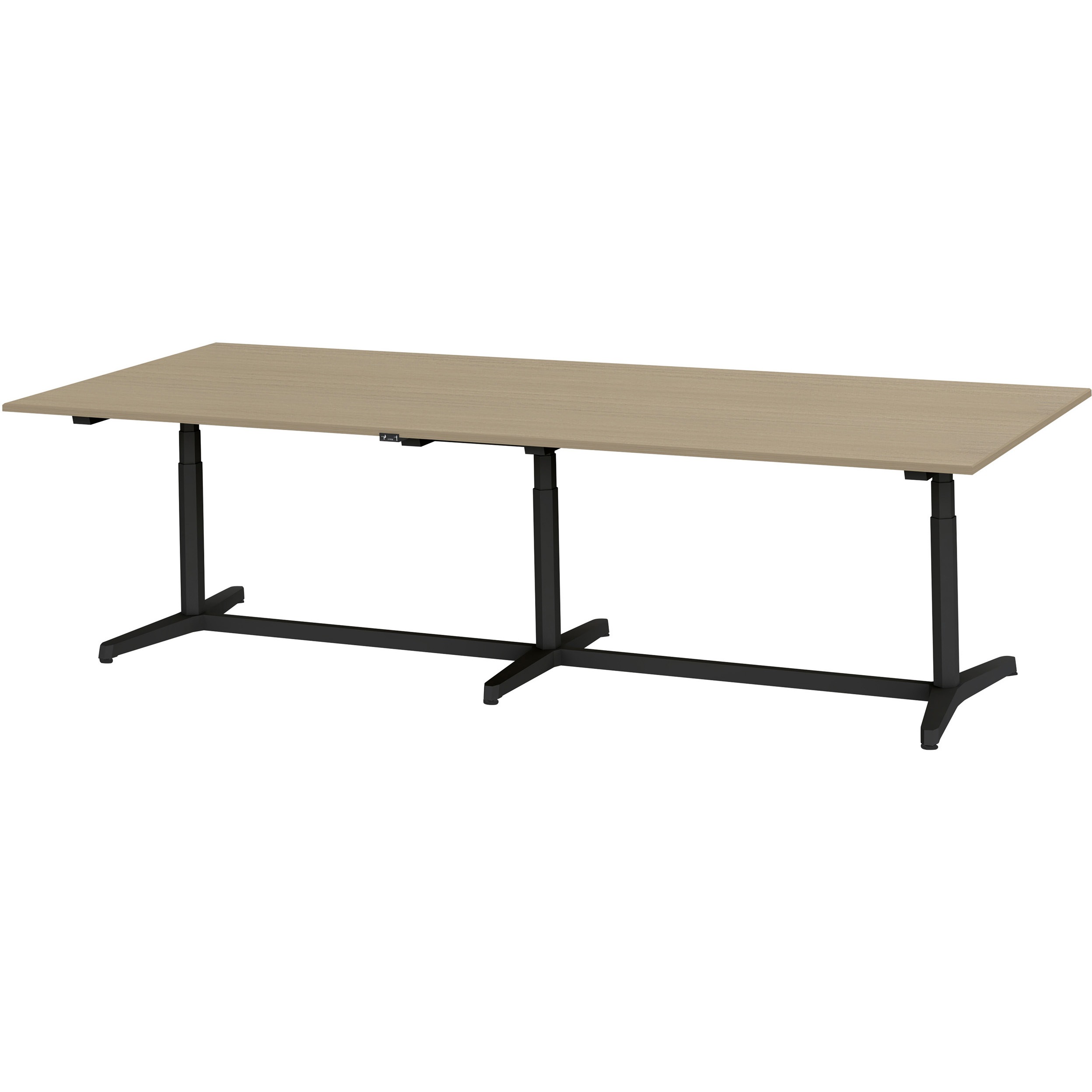 JZT-3212NA-ATM トイロ 大型テーブル 昇降スイッチタイプ 塗装脚 W3200×D1200<配送時組立サービス付> イトーキ ブラック 高さ720mm  JZT-3212NA-ATM