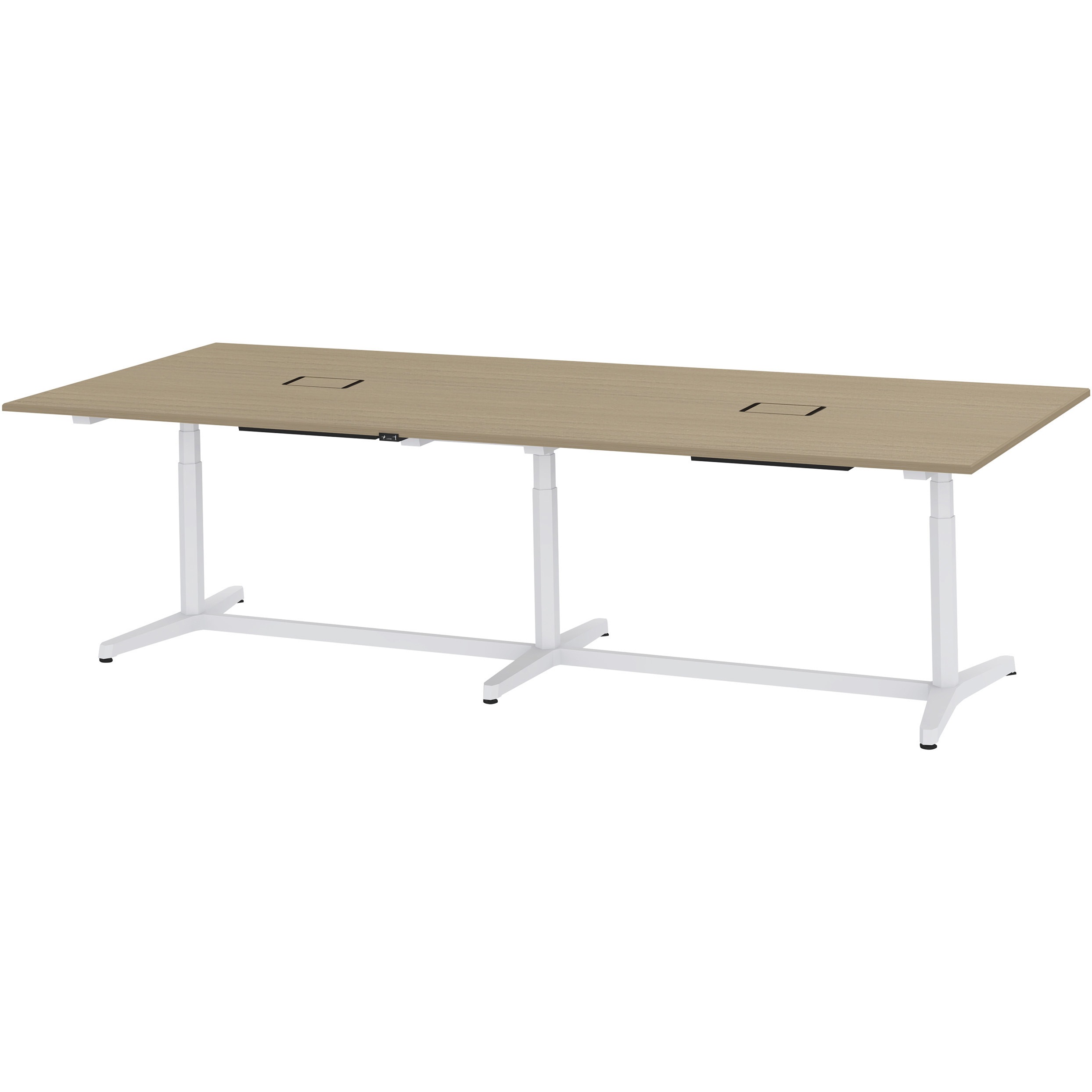 JZT-3212WA1-AWM トイロ 大型テーブル 配線カバー付 昇降スイッチタイプ 塗装脚 W3200×D1200<配送時組立サービス付> 1台 イトーキ 【通販モノタロウ】