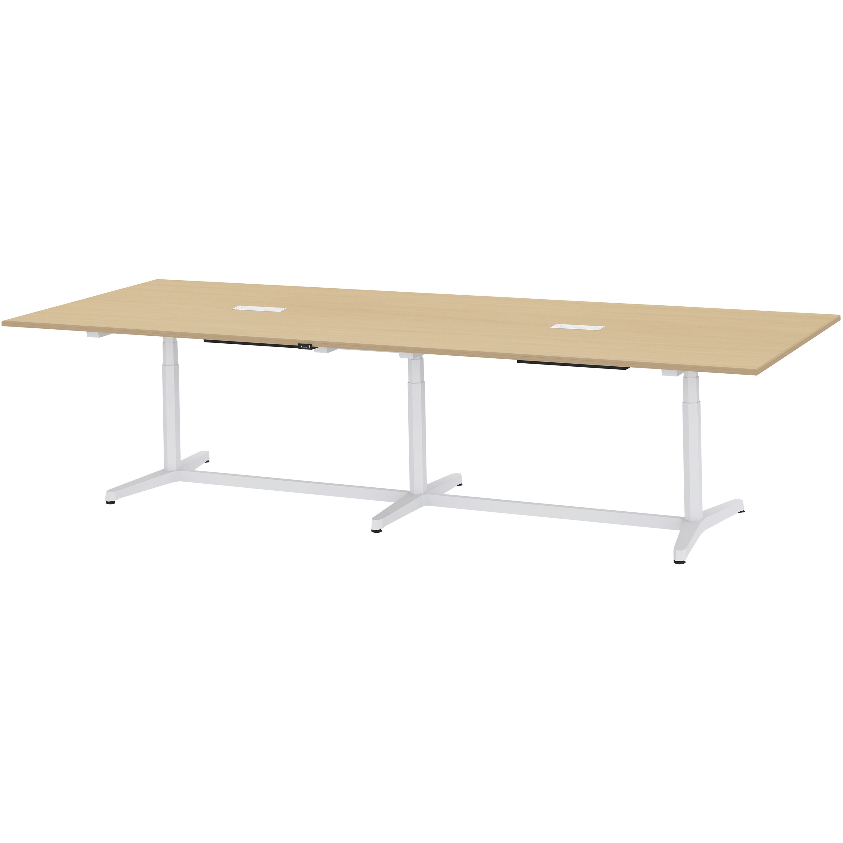 JZT-3612HA-AWX トイロ 大型テーブル 配線キャップ付 昇降スイッチタイプ 塗装脚 W3600×D1200<配送時組立サービス付> 1台 イトーキ 【通販モノタロウ】