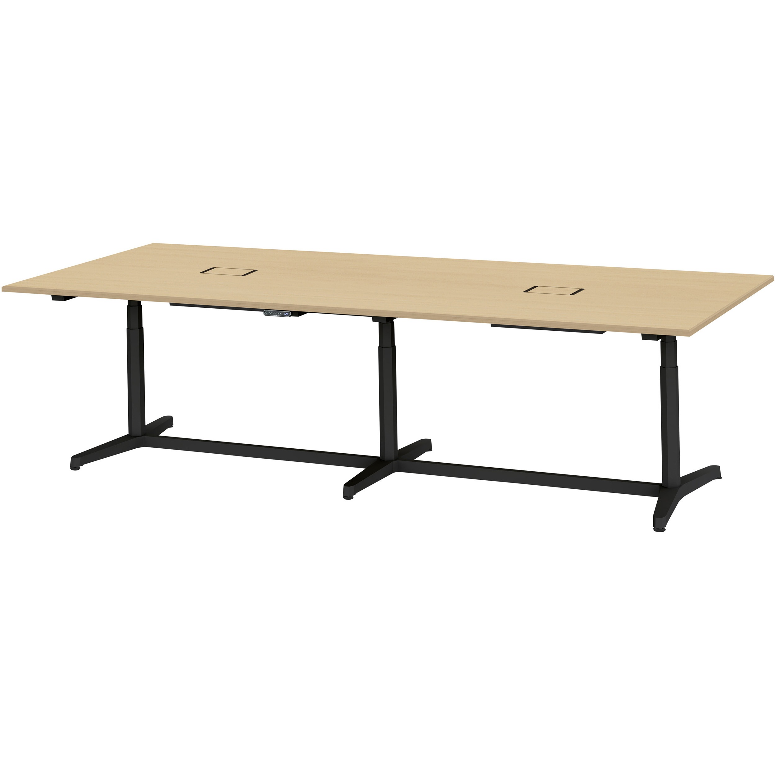 JZT-3212WB1-ATX トイロ 大型テーブル 配線カバー付 インジケータ―付昇降スイッチタイプ 塗装脚 W3200×D1200<配送時組立サービス付> 1台 イトーキ 【通販モノタロウ】