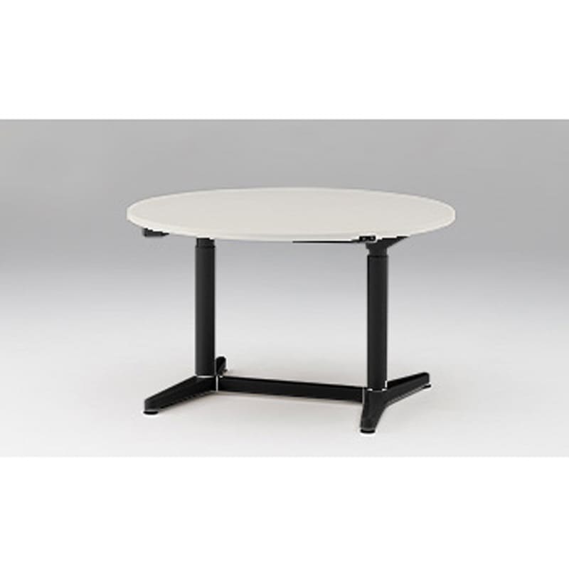 JZT-12CNA-ATH トイロ 円型テーブル 昇降スイッチタイプ 塗装脚 Φ1200<配送時組立サービス付> イトーキ ブラック 高さ720mm  JZT-12CNA-ATH