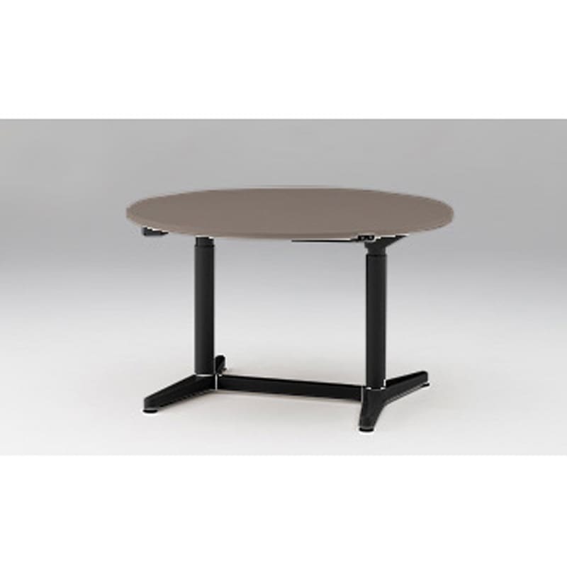 JZT-12CNA-ATR トイロ 円型テーブル 昇降スイッチタイプ 塗装脚 Φ1200<配送時組立サービス付> イトーキ ホワイト 高さ720mm  JZT-12CNA-ATR