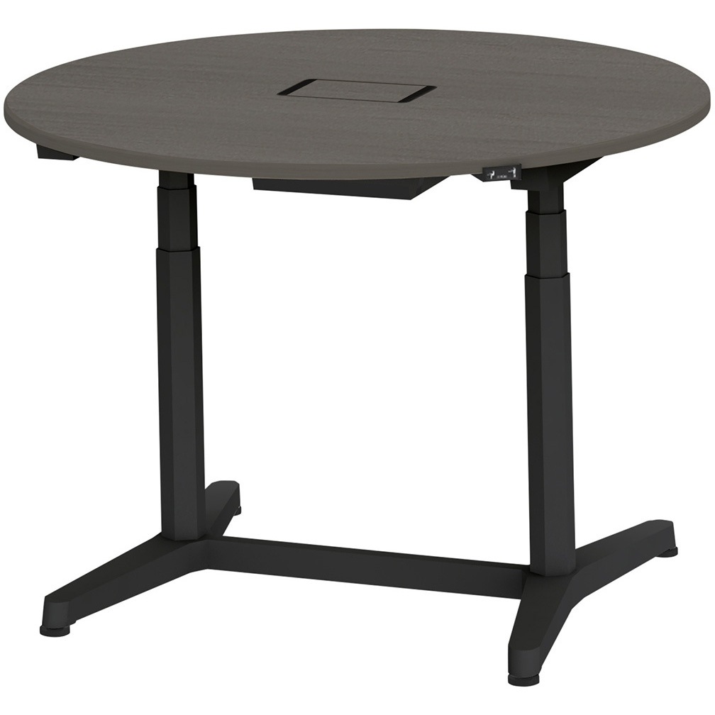 JZT-12CWA1-ATR トイロ 円型テーブル 配線カバー付 昇降スイッチタイプ 塗装脚 Φ1200<配送時組立サービス付> 1台 イトーキ 【通販モノタロウ】