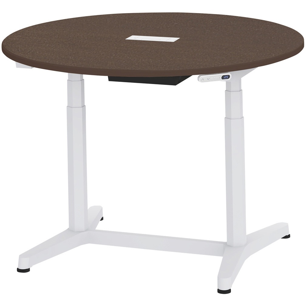 JZT-12CHB-AWY トイロ 円型テーブル 配線キャプ付 インジケータ―付スイッチタイプ 塗装脚 Φ1200<配送時組立サービス付> 1台 イトーキ 【通販モノタロウ】