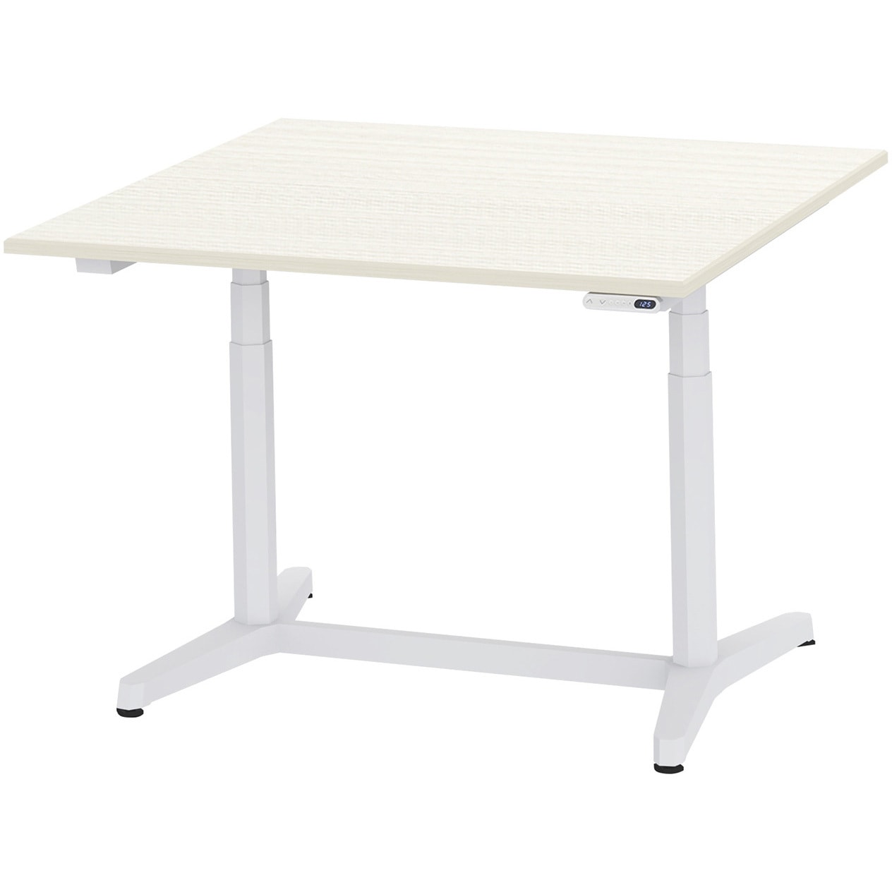 JZT-1212NB-AWH トイロ 正方形テーブル インジケータ―付昇降スイッチタイプ 塗装脚 W1200<配送時組立サービス付> 1台 イトーキ 【通販モノタロウ】