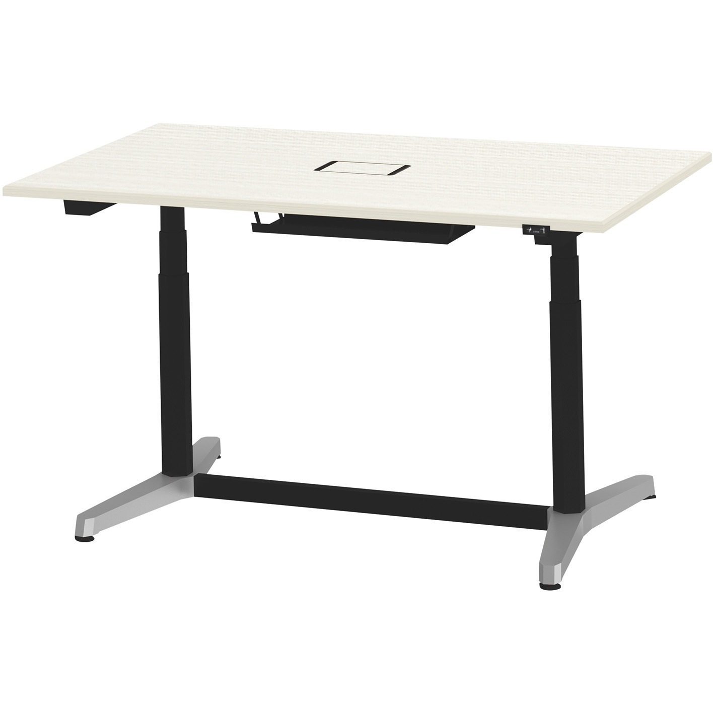 JZT-1509WA1-APH トイロテーブル 配線カバー付 昇降スイッチタイプ アルミミラー脚 W1500×D900<配送時組立サービス付> 1台 イトーキ 【通販モノタロウ】 199,900円