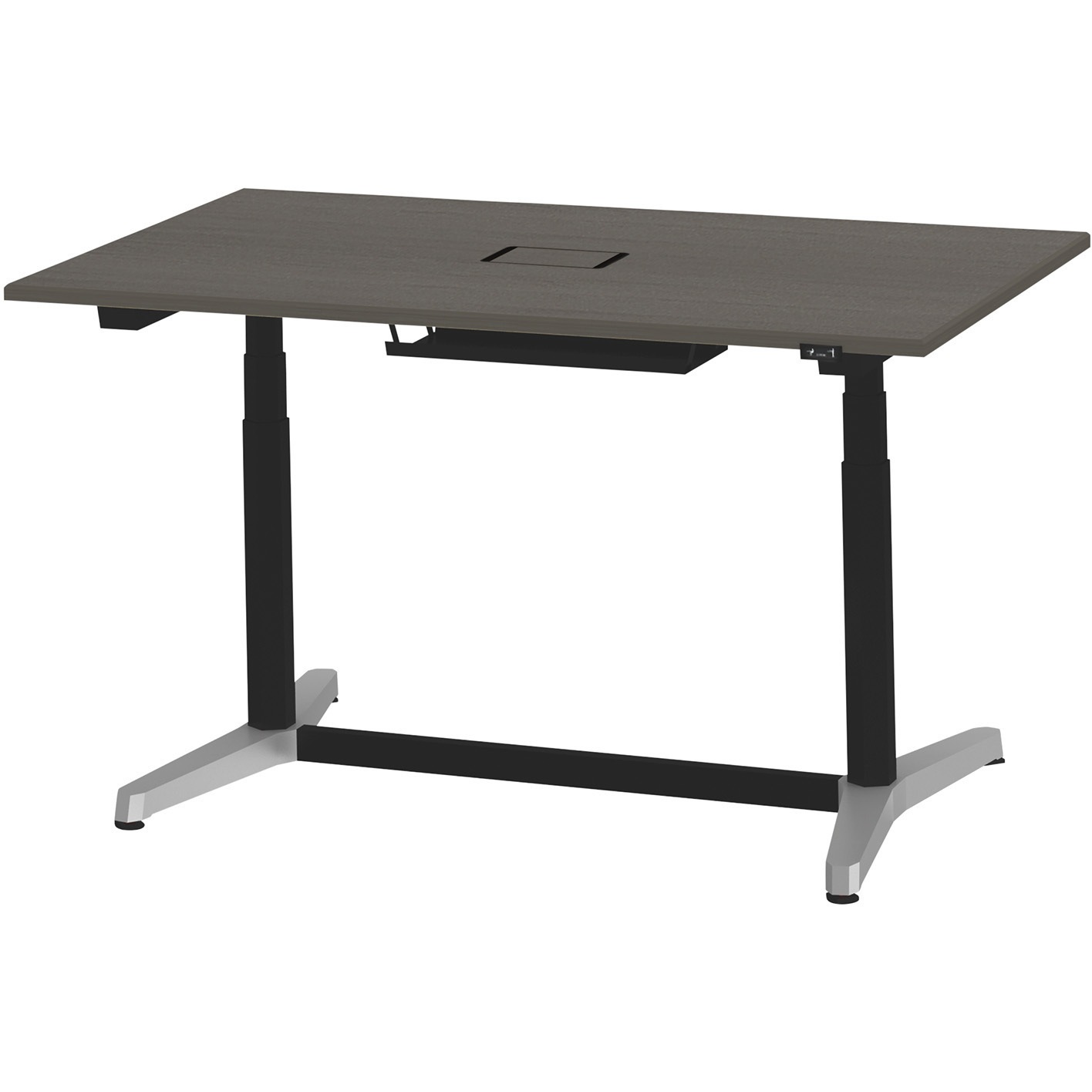 JZT-1509WA1-APR トイロテーブル 配線カバー付 昇降スイッチタイプ アルミミラー脚 W1500×D900<配送時組立サービス付> 1台 イトーキ 【通販モノタロウ】 199,900円