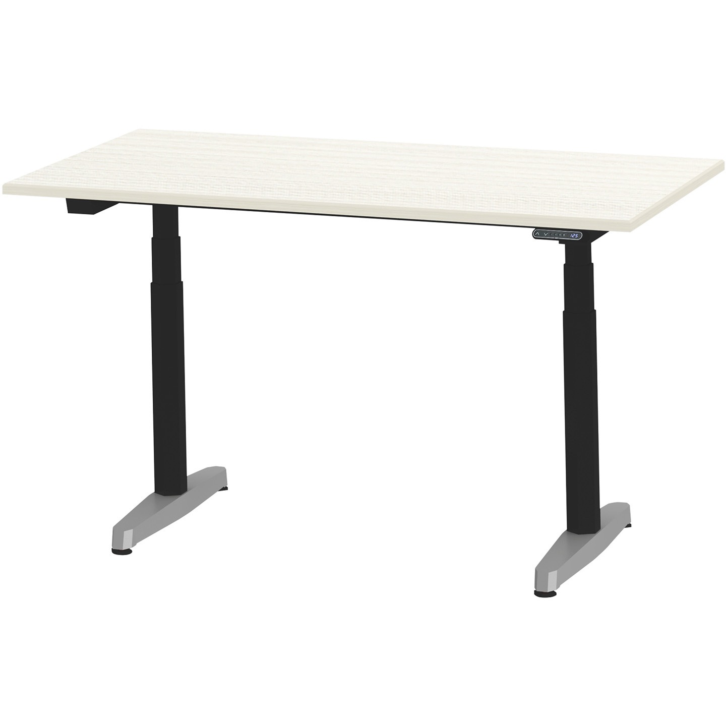 JZT-1507NB-APH トイロテーブル インジケータ―付昇降スイッチタイプ アルミミラー脚 W1500×D750<配送時組立サービス付> 1台 イトーキ 【通販モノタロウ】