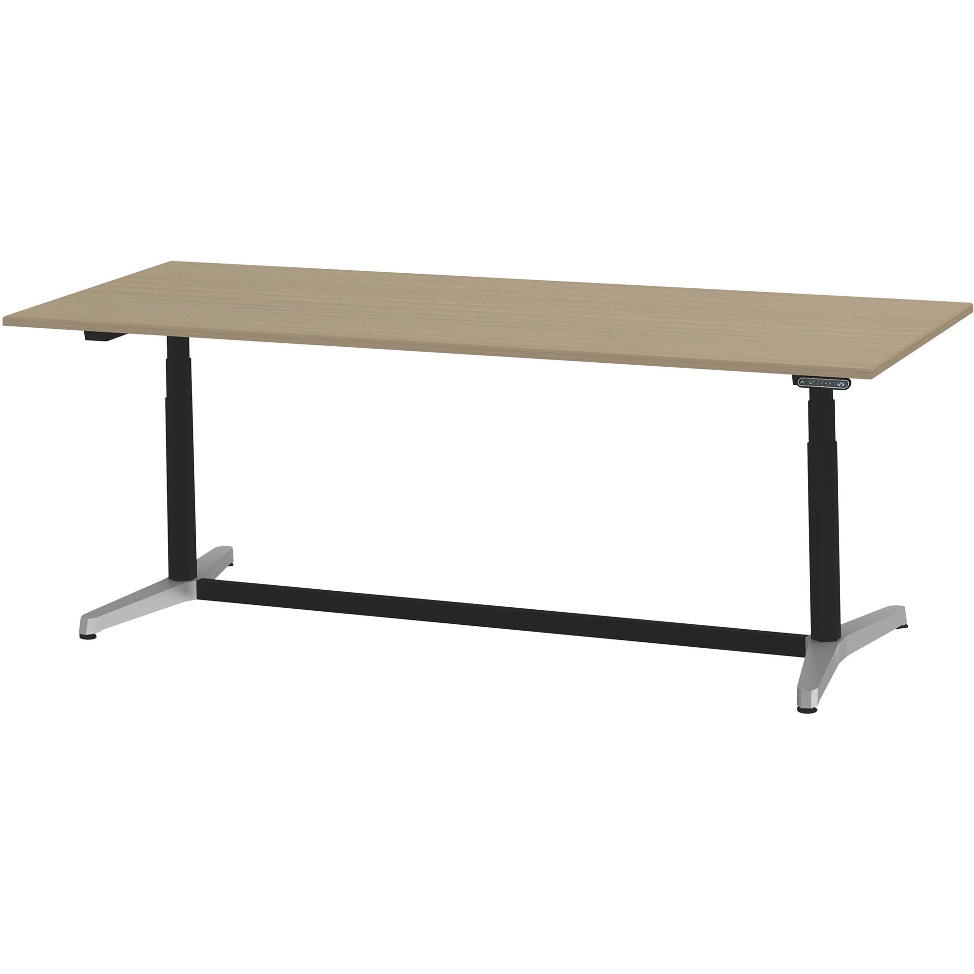 JZT-2409NB-APM トイロテーブル インジケータ―付昇降スイッチタイプ アルミミラー脚 W2400×D900<配送時組立サービス付> 1台 イトーキ 【通販モノタロウ】