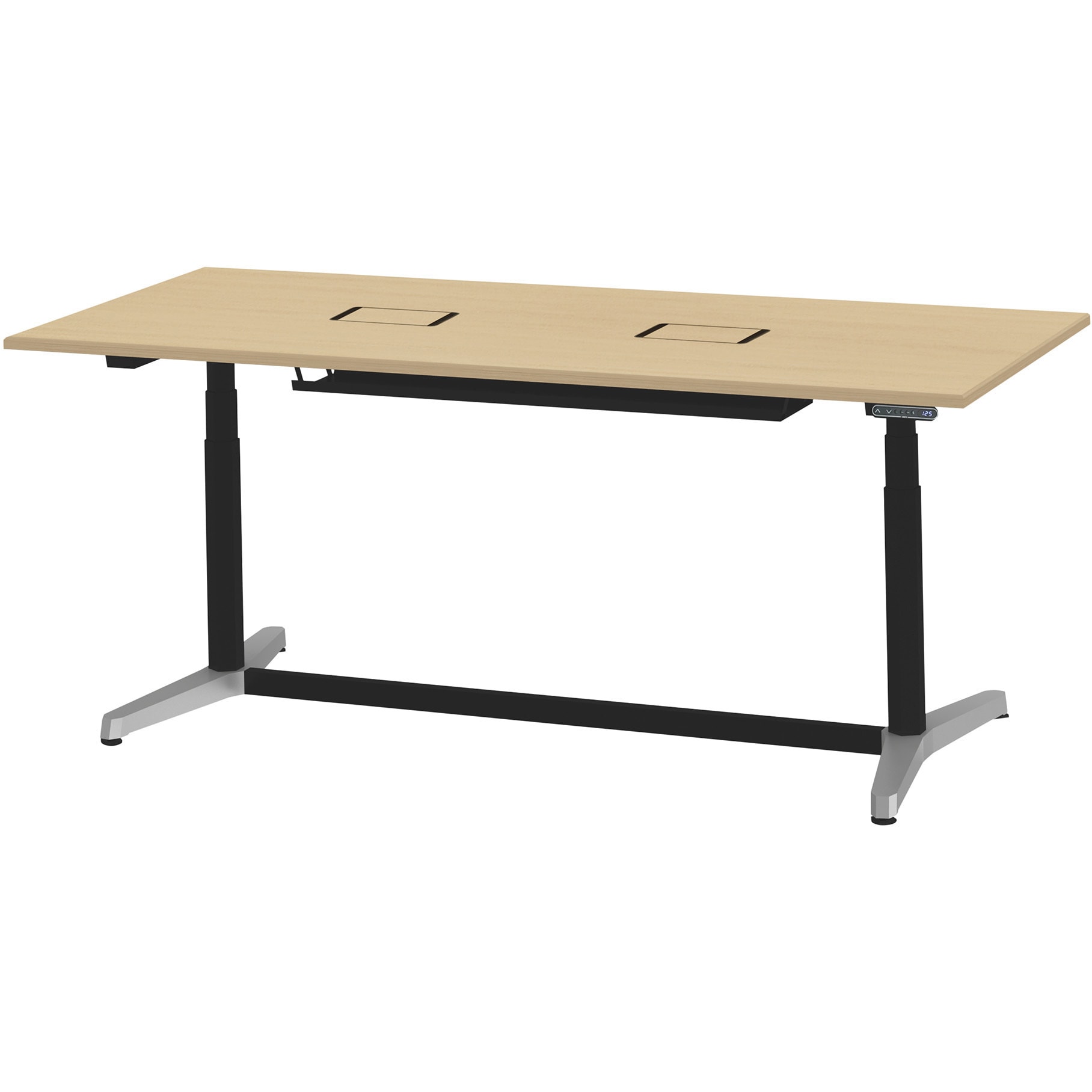 JZT-2109WB1-APX トイロテーブル 配線カバー付 インジケータ―付昇降スイッチタイプ アルミミラー脚 W2100×D900<配送時組立サービス付> 1台 イトーキ 【通販モノタロウ】 224,900円